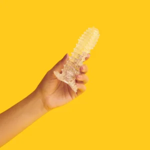 Silicone Reusable Crystal Condom 5 Inch